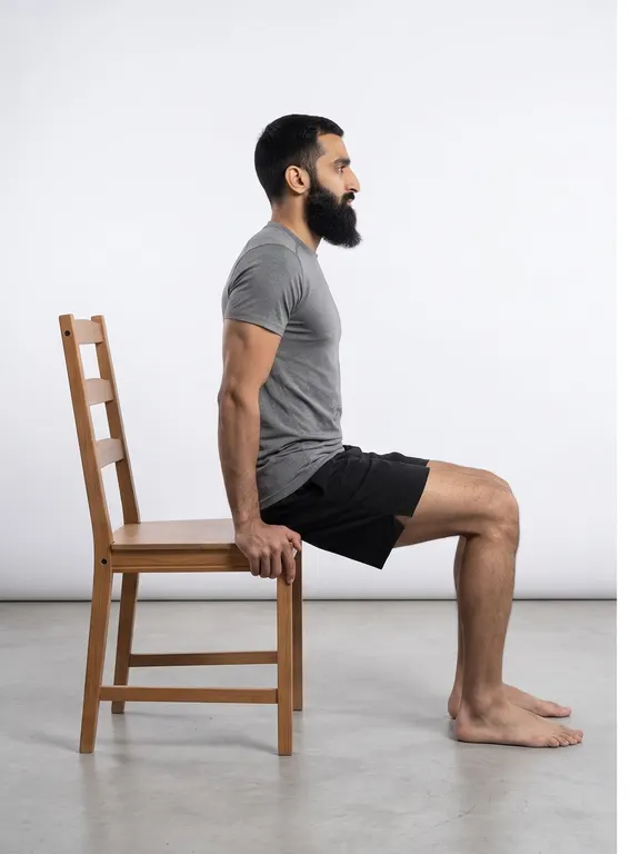 Tricep Dips, position 1