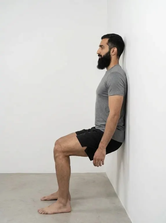 Wall Sit, position 1